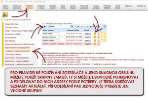 Novinky v modulu automatického rozesílače Directmail